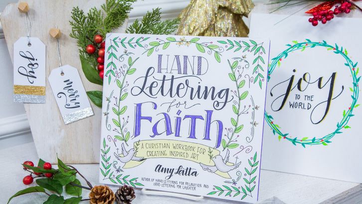 Hand Lettering For Faith book by Amy Latta