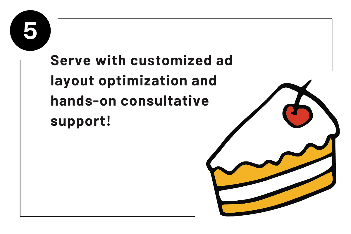 graphic of a slice of cake with a cherry on top with title